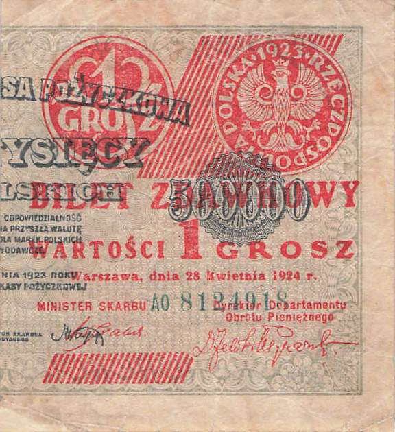 1 Grosz Polen p2b 1924